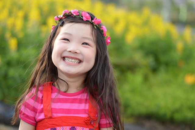 ヒューマンハートの子どもが笑顔で楽しそう